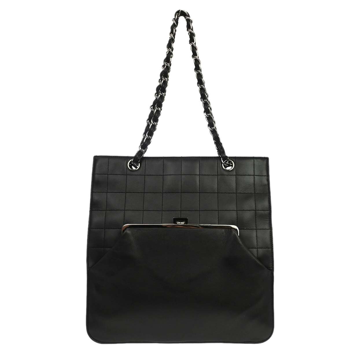 East West Chocolate Bar leather handbag