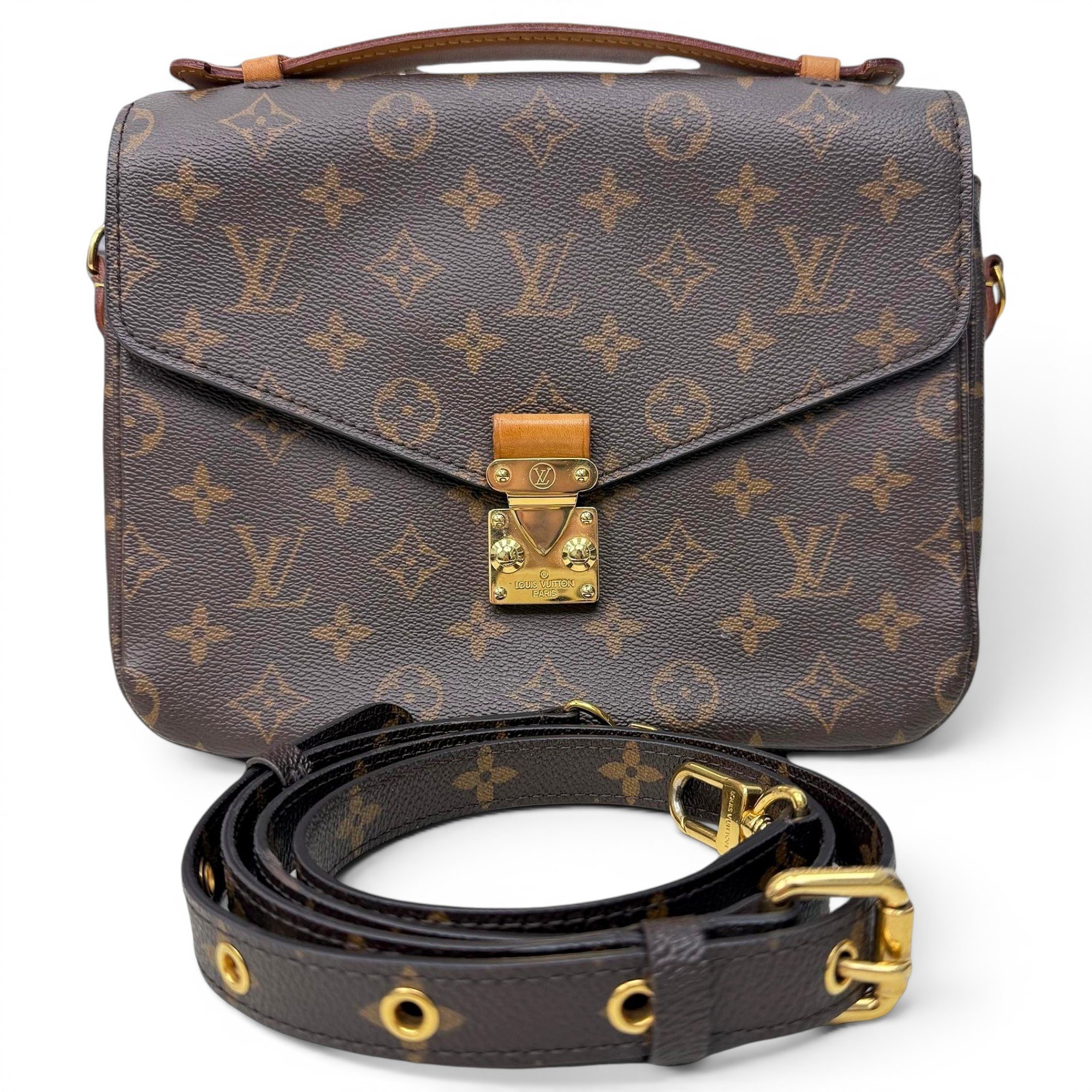 Metis leather handbag