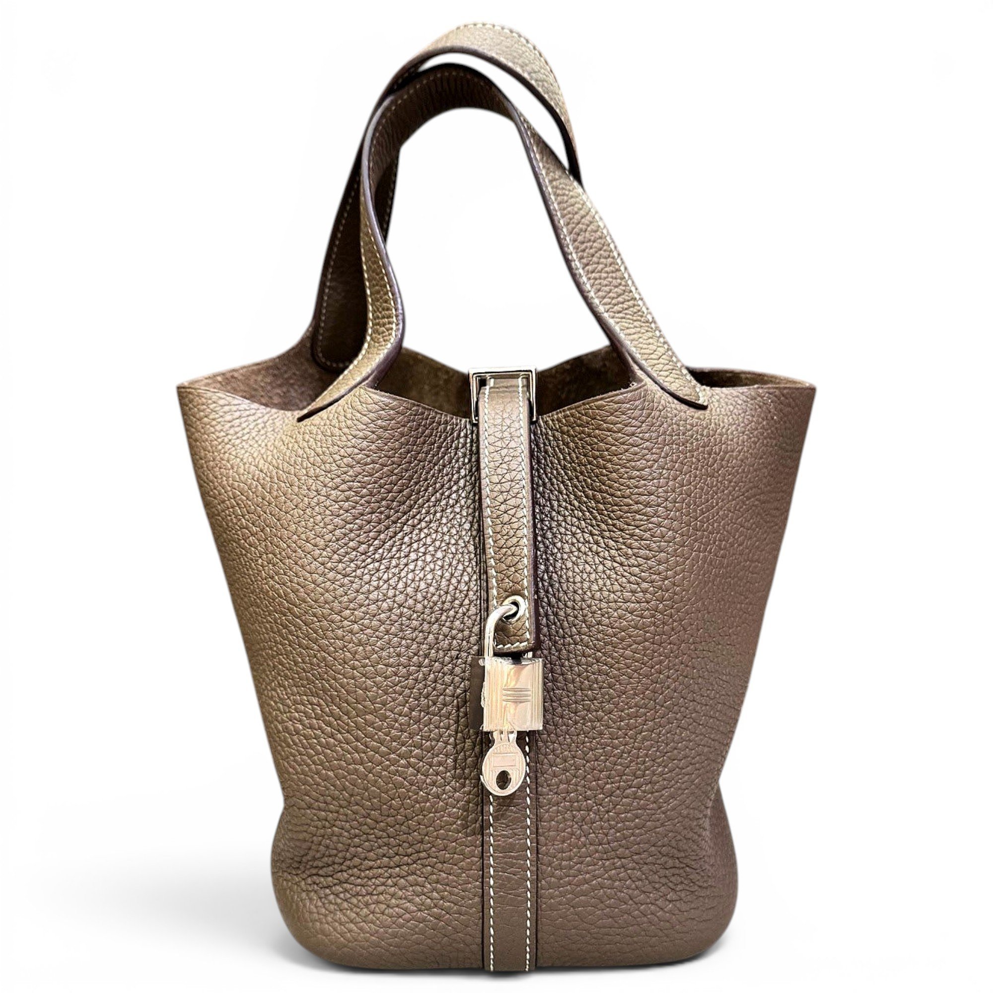 Picotin leather handbag