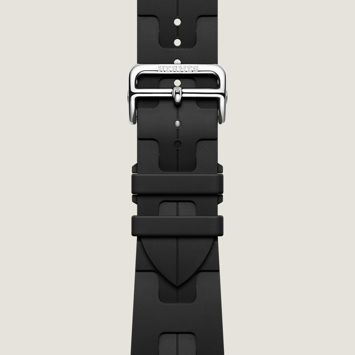 Noir Band Apple Watch Hermès Single Tour 46 mm Deployment Buckle Kilim