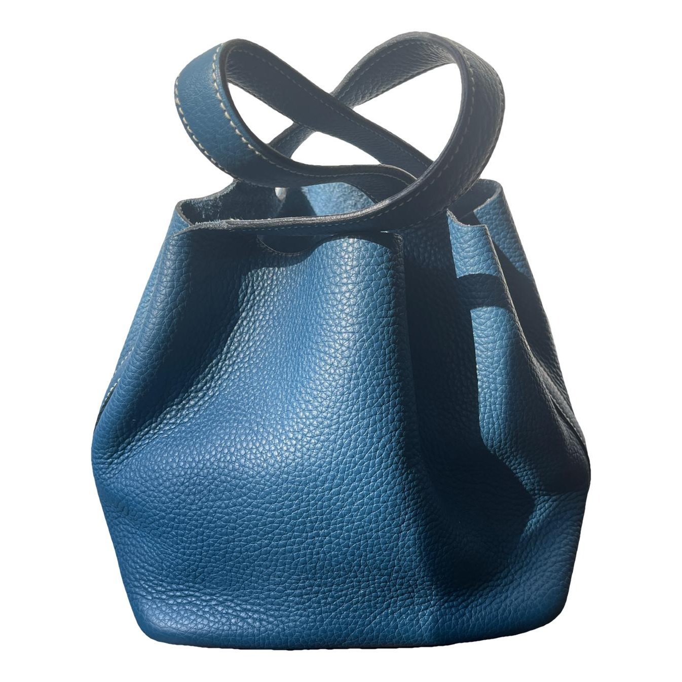 Picotin leather tote