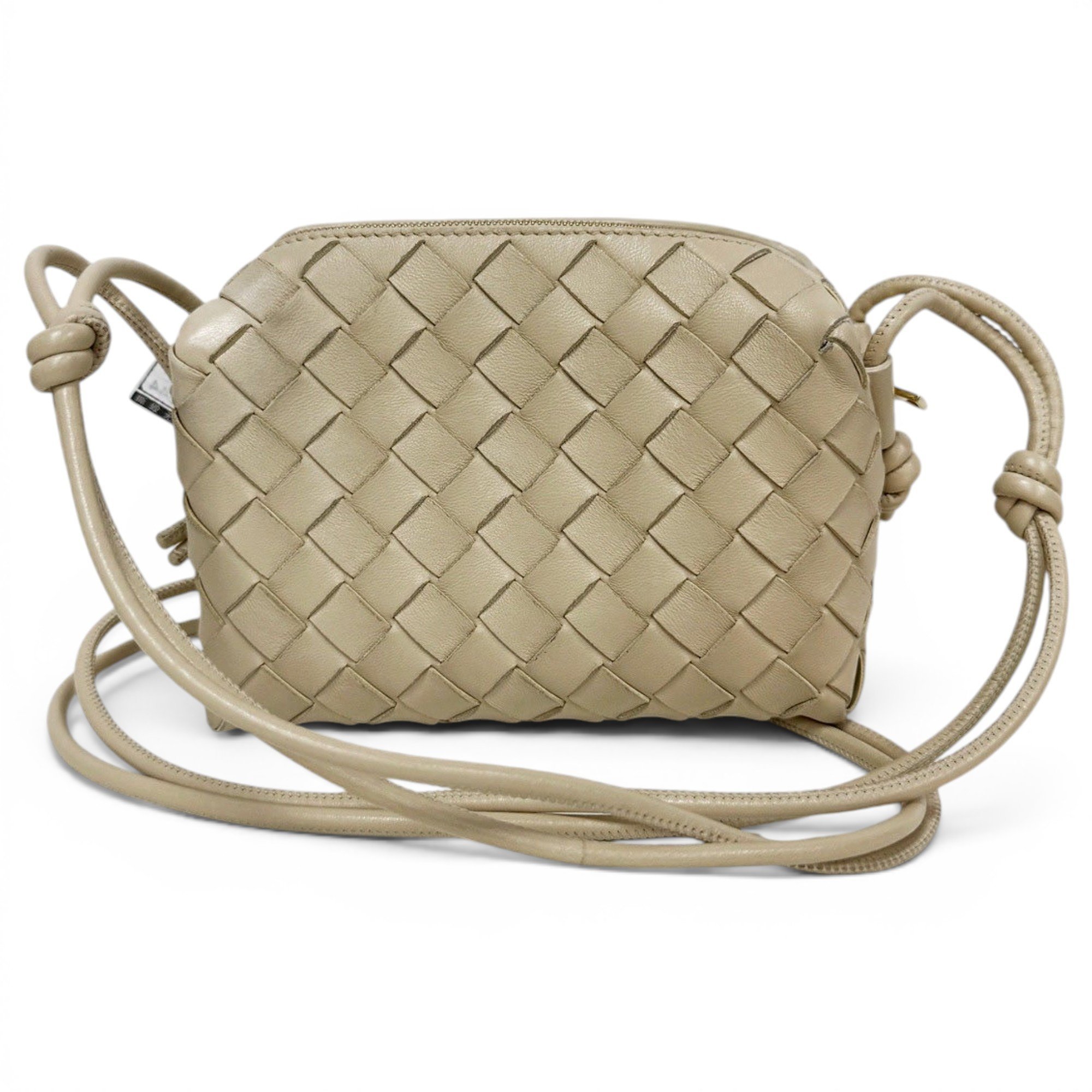 Loop leather crossbody bag