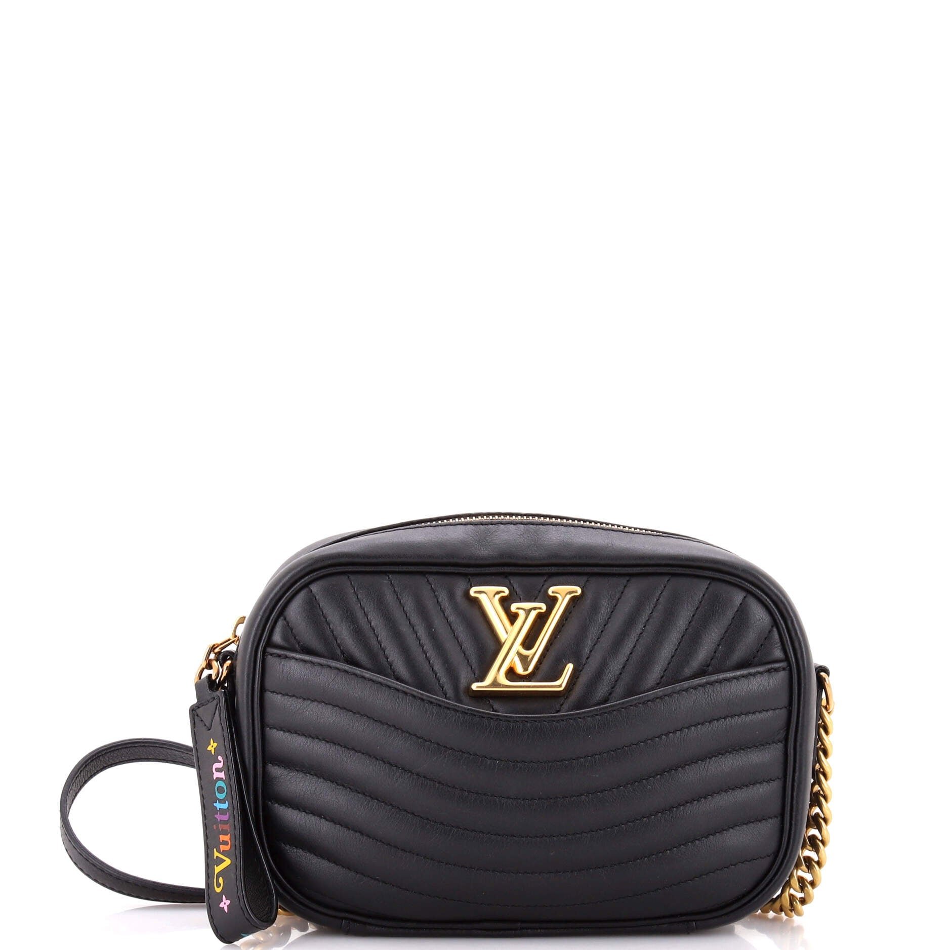 New Wave Camera Bag Quilted Leather