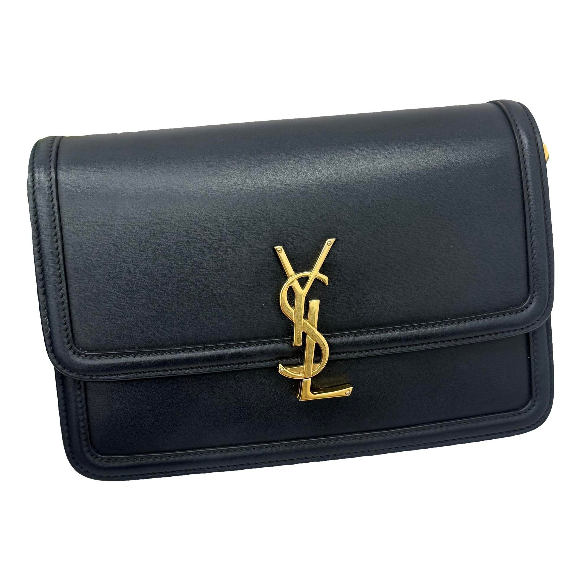 Solférino leather handbag