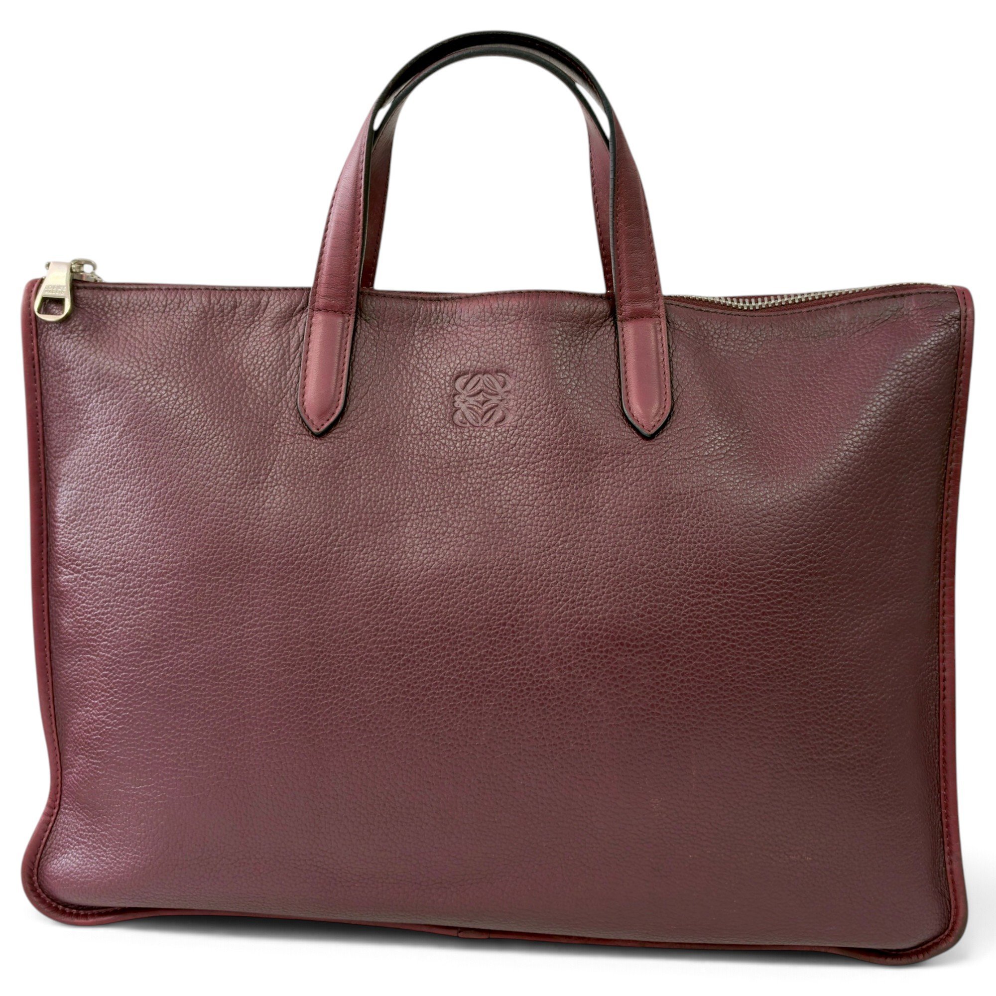 Leather satchel