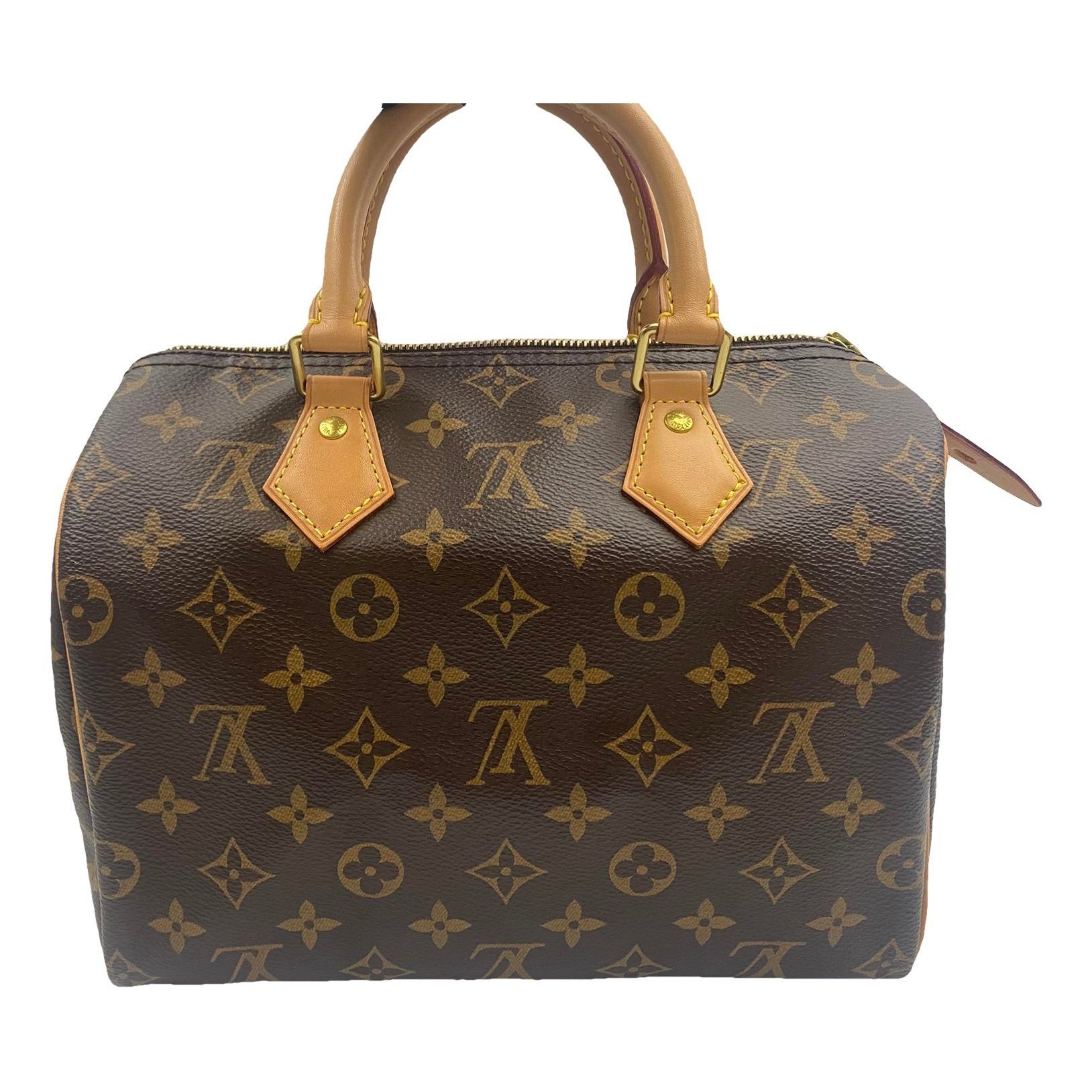 Speedy leather handbag