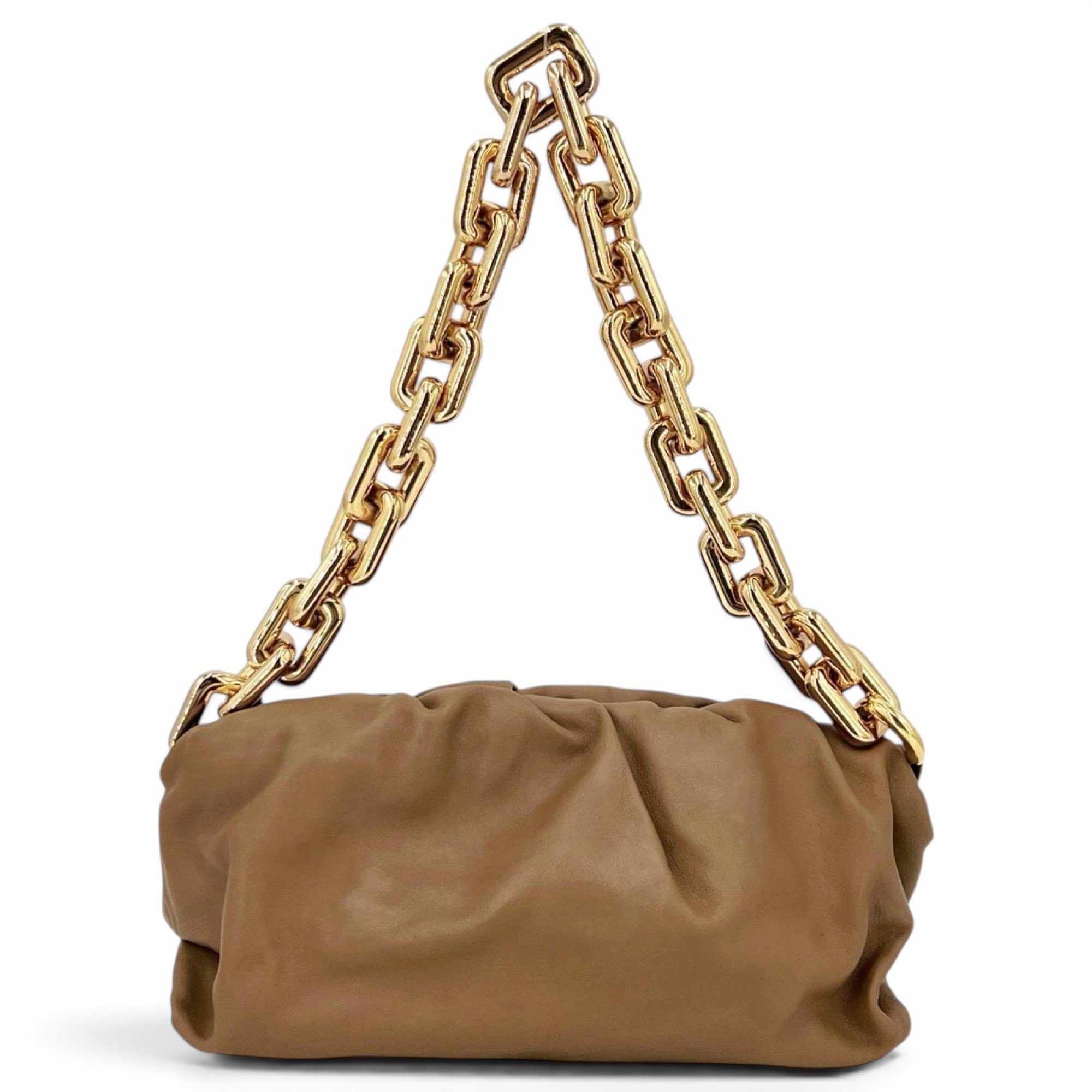 Chain Pouch leather handbag