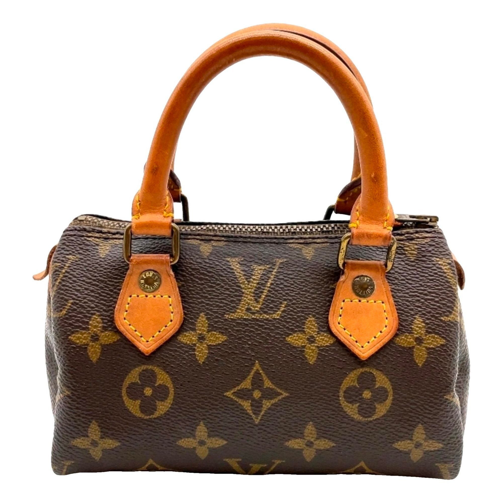 Speedy leather handbag