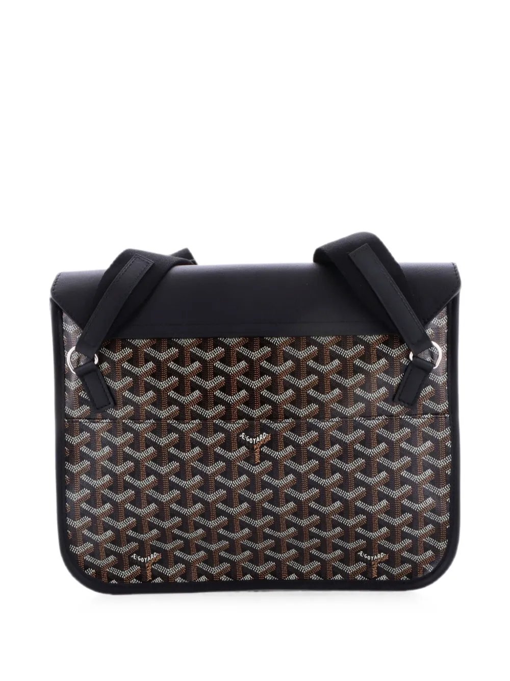 Goyard Coursier Messenger Bag Coated Canvas and Leather crossbody bag