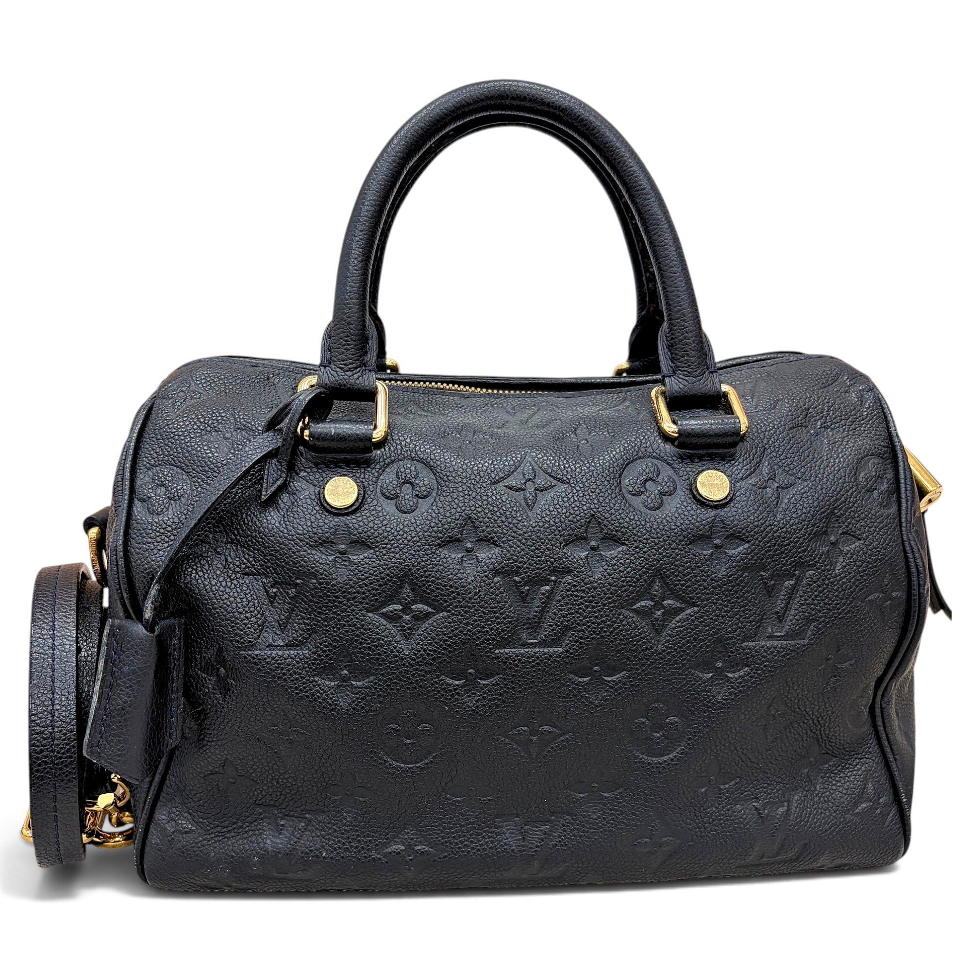 Speedy leather handbag