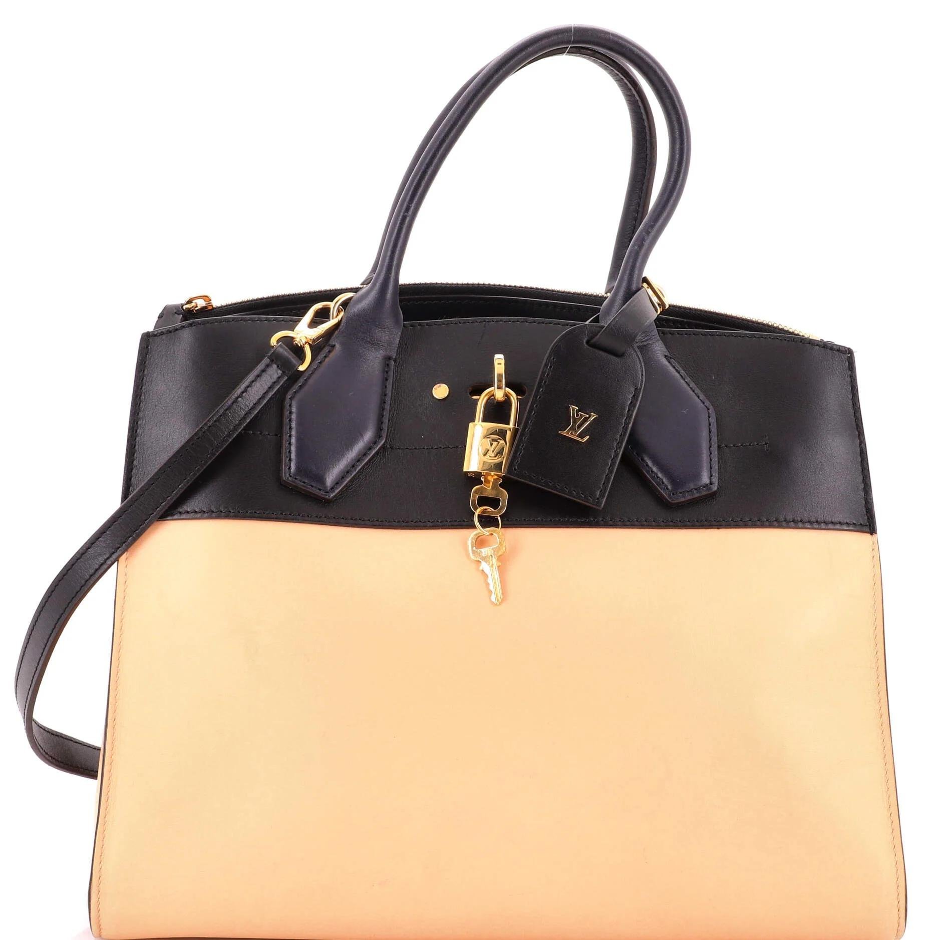 Leather tote
