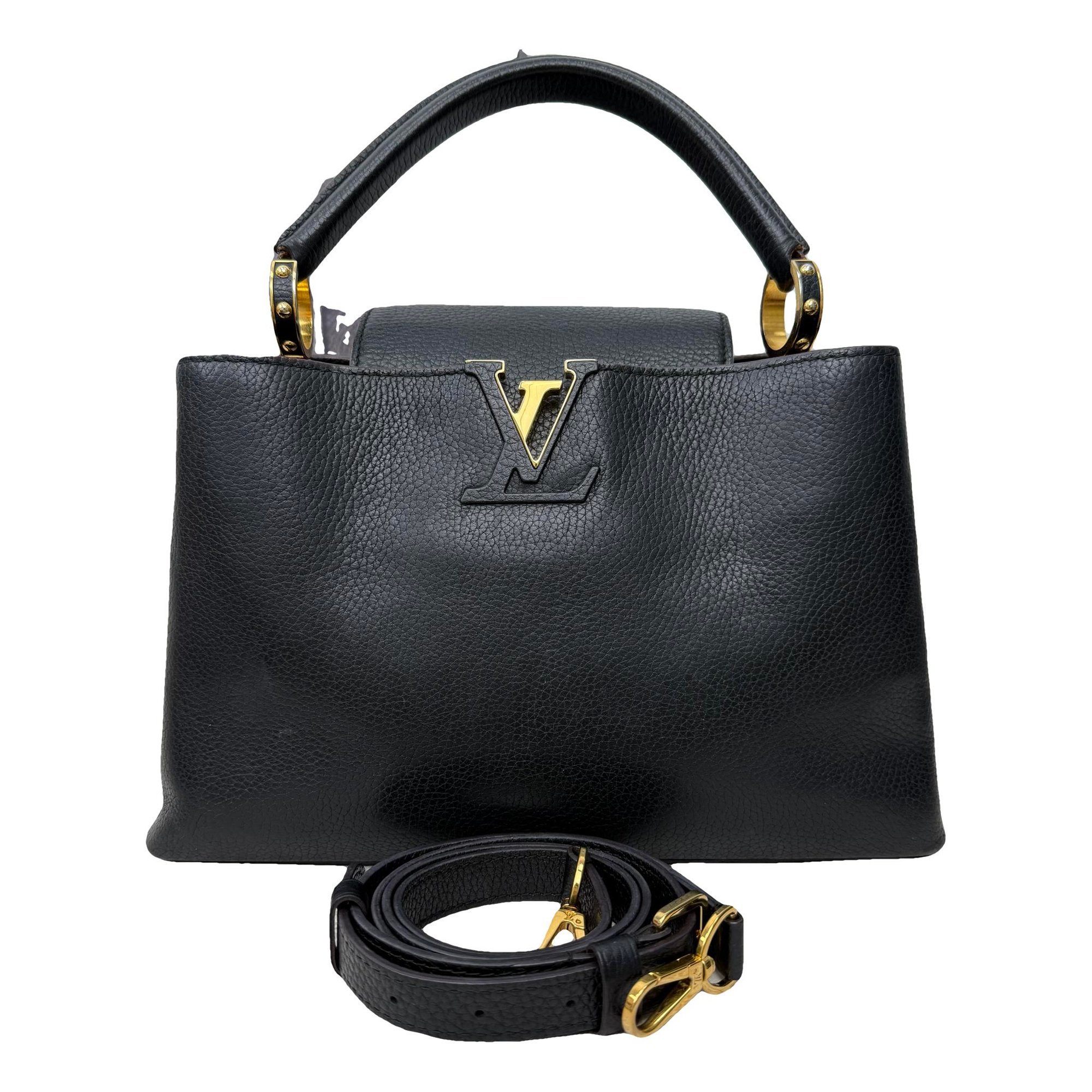 Capucines leather handbag