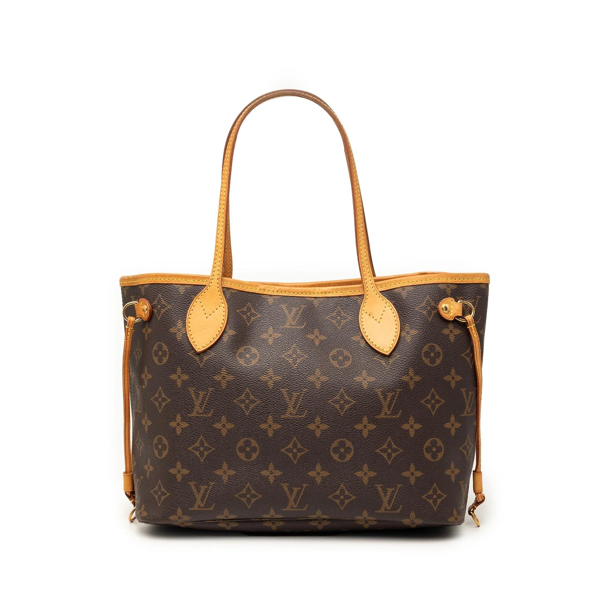 Neverfull leather tote