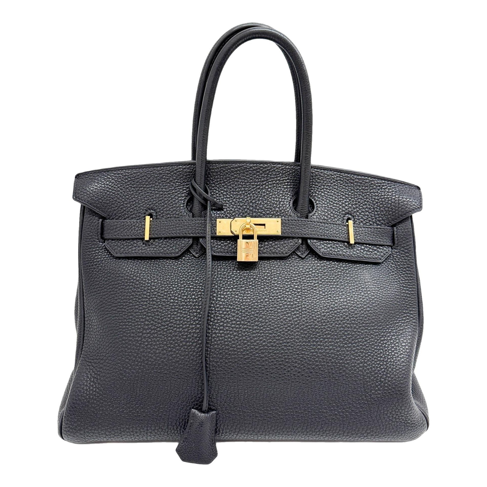 Hermes Birkin 35 leather handbag
