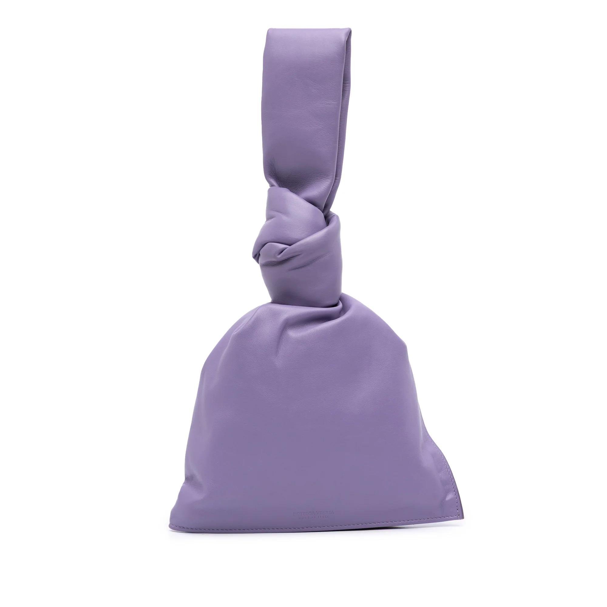 Twist pony-style calfskin handbag