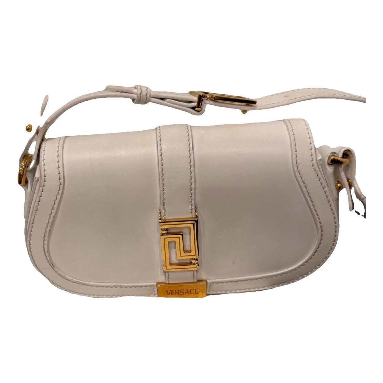Versace Virtus leather handbag