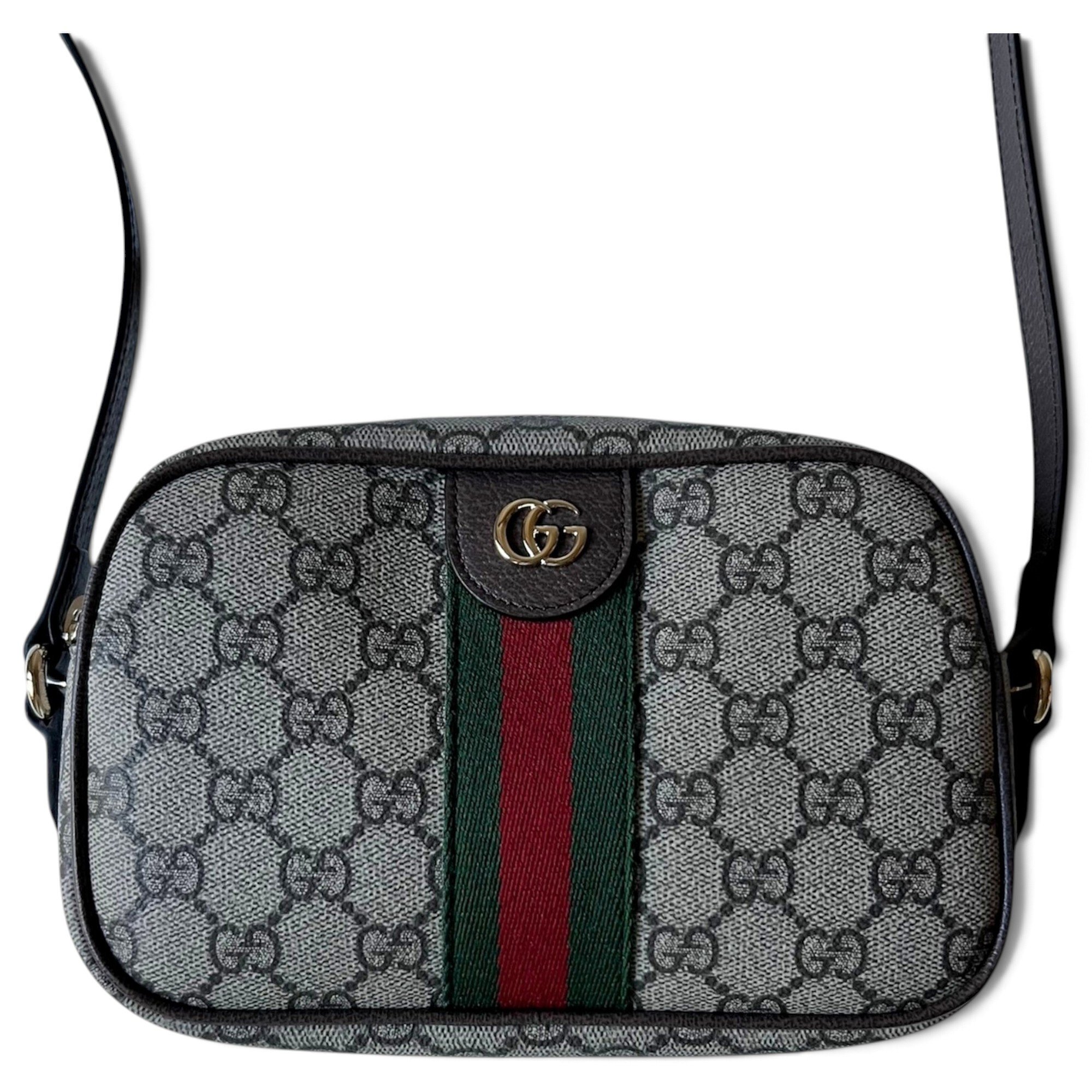 Ophidia leather crossbody bag
