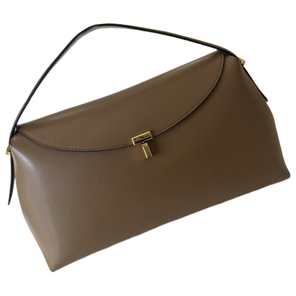 T-Lock leather handbag