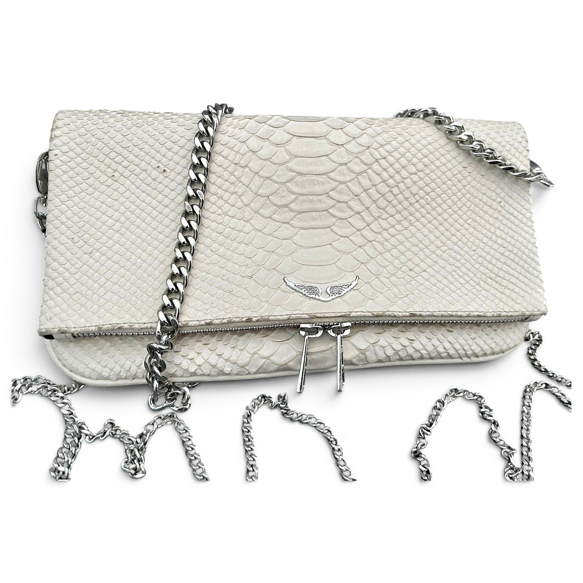 Rock leather crossbody bag