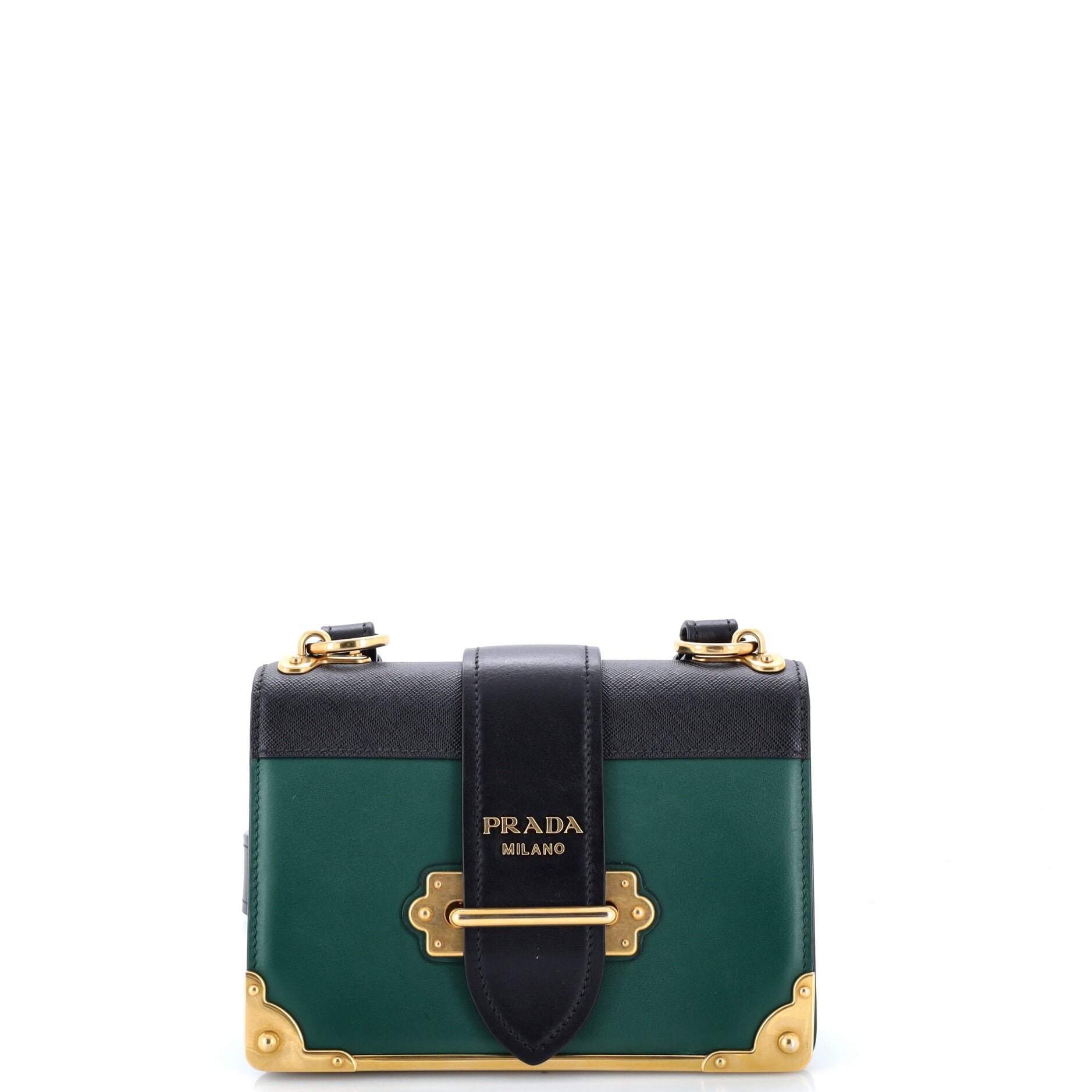 Cahier Crossbody Bag Leather and Saffiano Leather Small