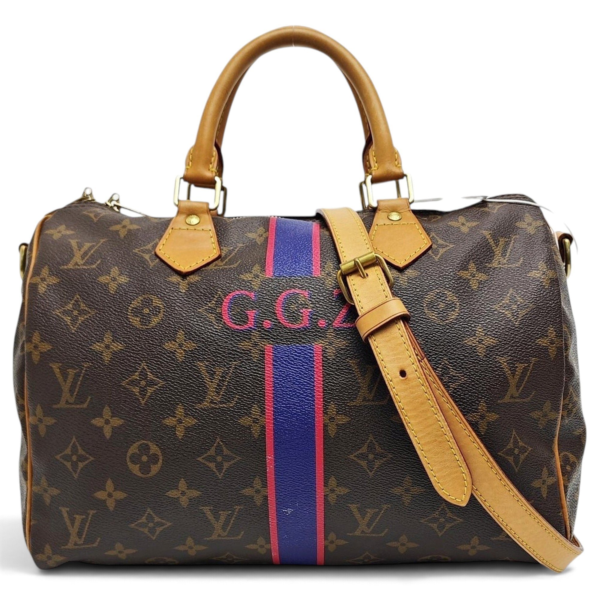 Louis Vuitton Nano Speedy / Mini HL leather handbag