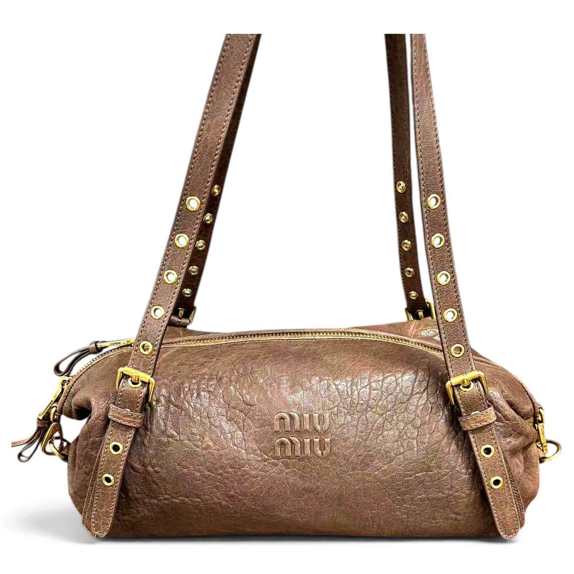 Leather handbag