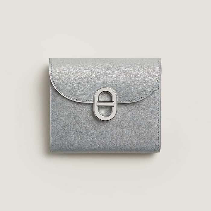 Silver Maillon Compact Wallet