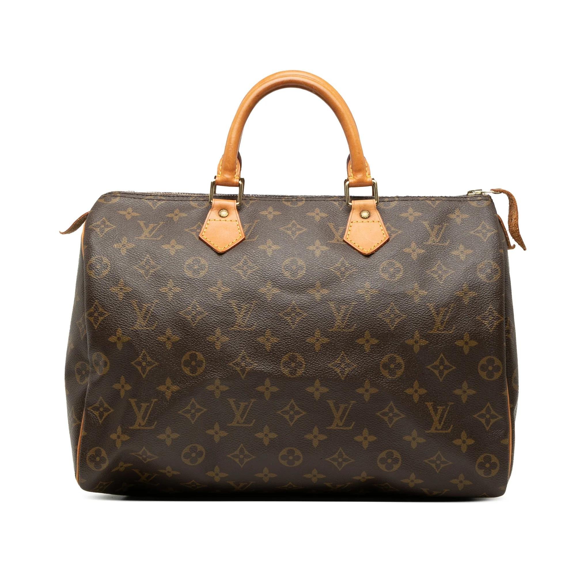 Speedy leather bag
