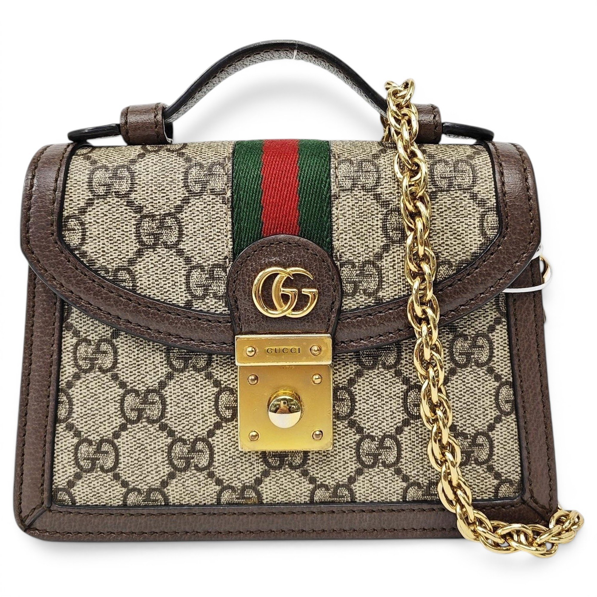 Ophidia leather handbag