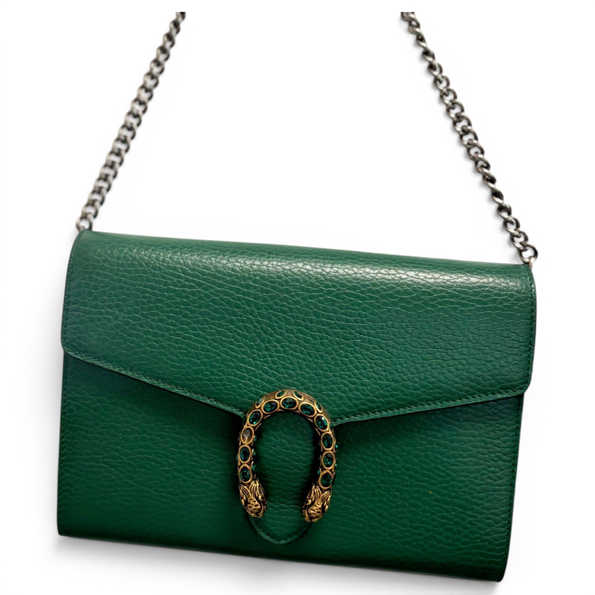 Dionysus leather clutch bag