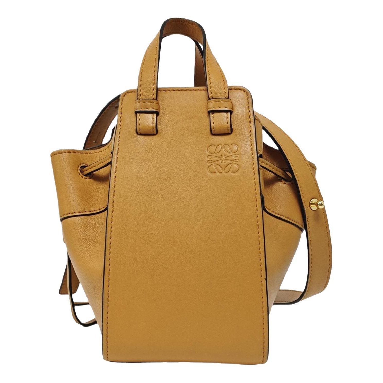 Hammock leather handbag