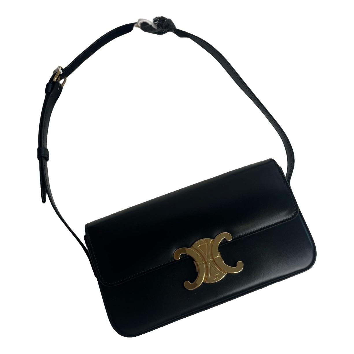 Triomphe Long leather handbag