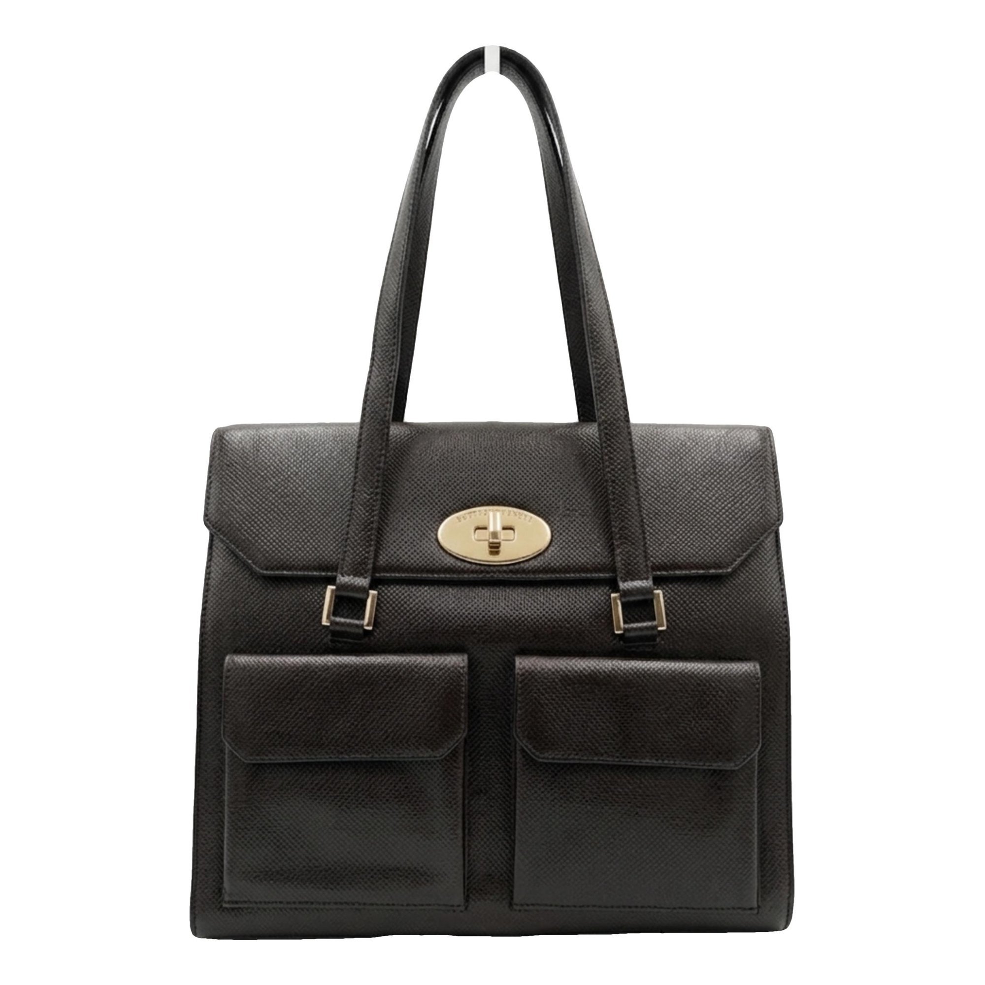 Bottega Veneta Roma vinyl handbag