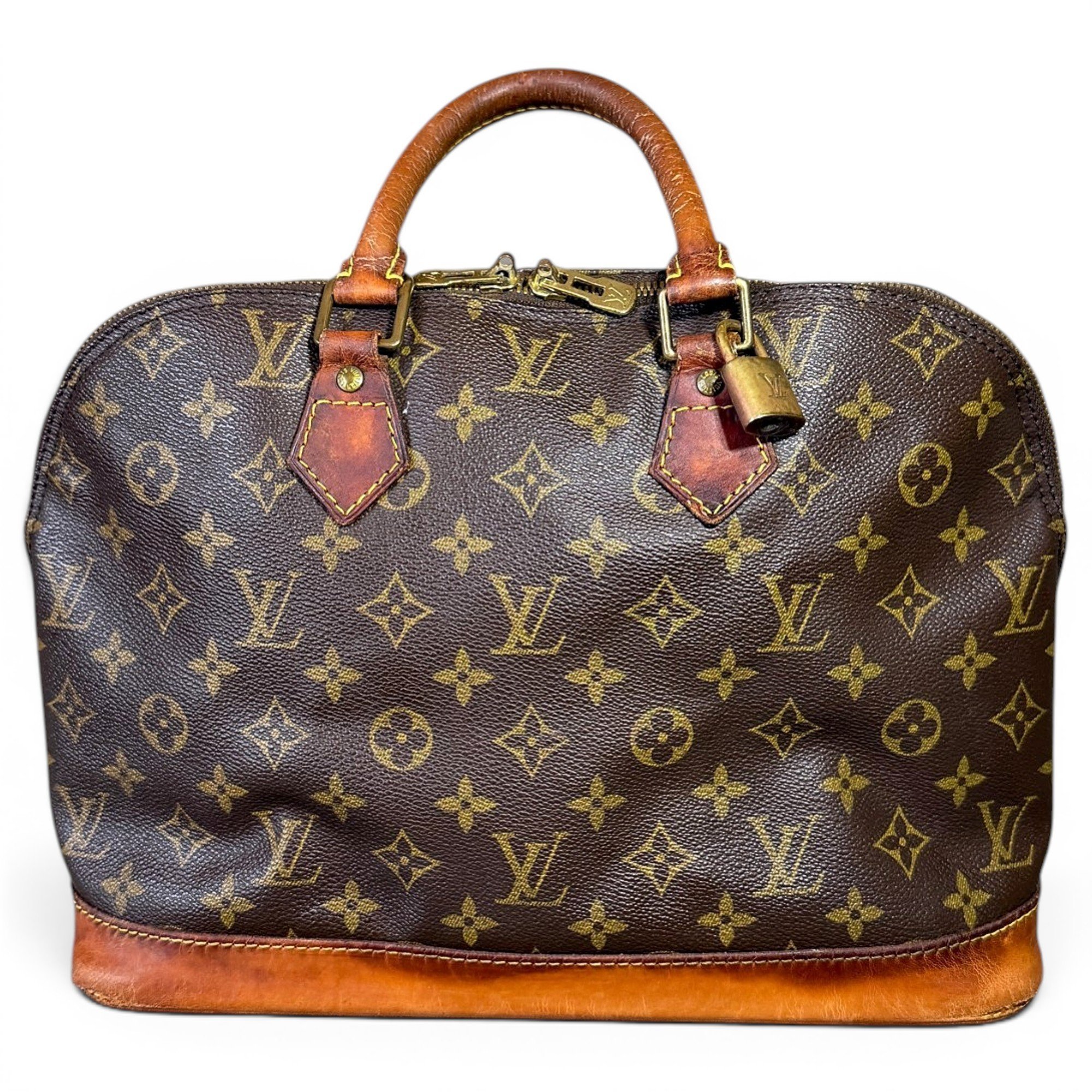 Alma leather handbag