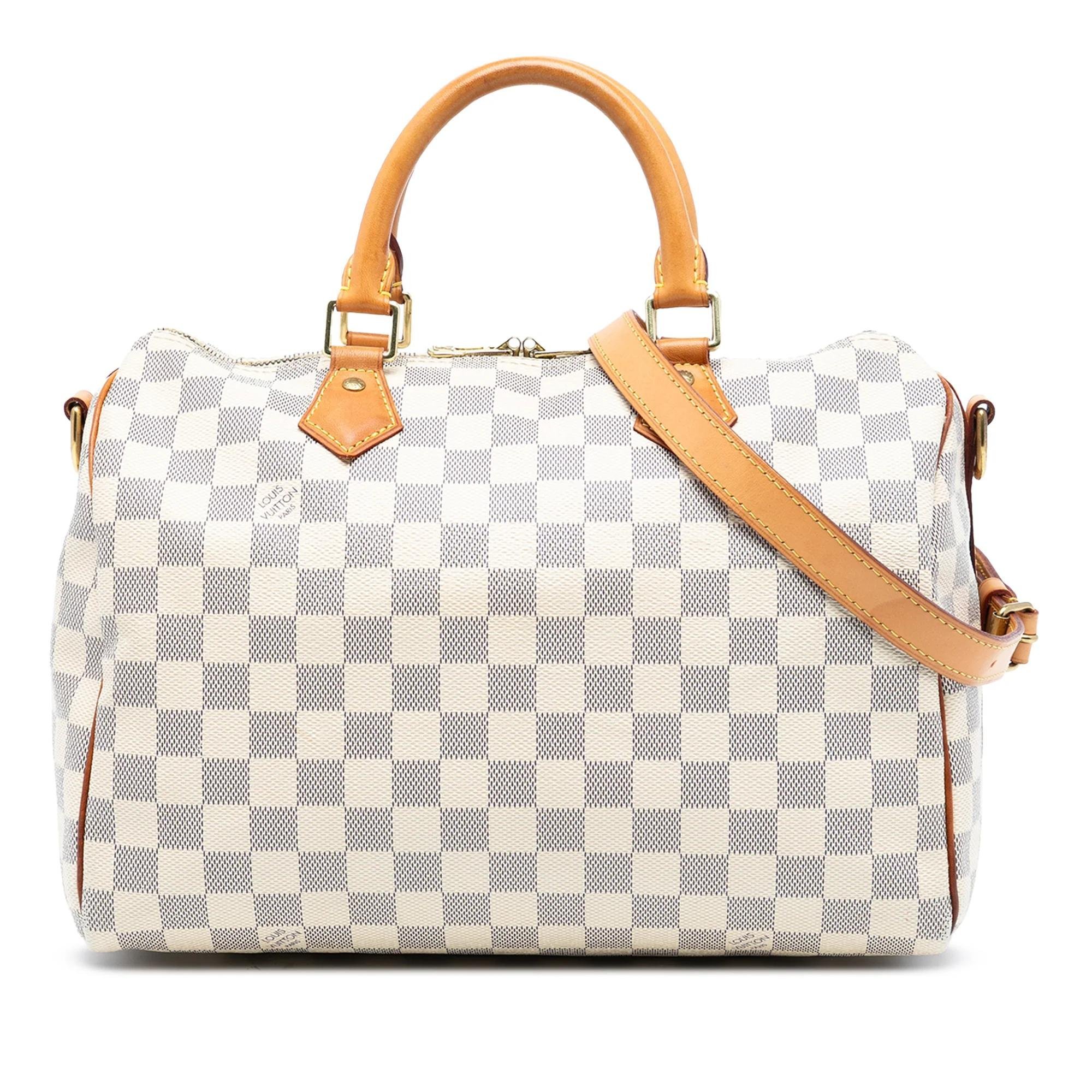 Louis Vuitton Speedy leather satchel