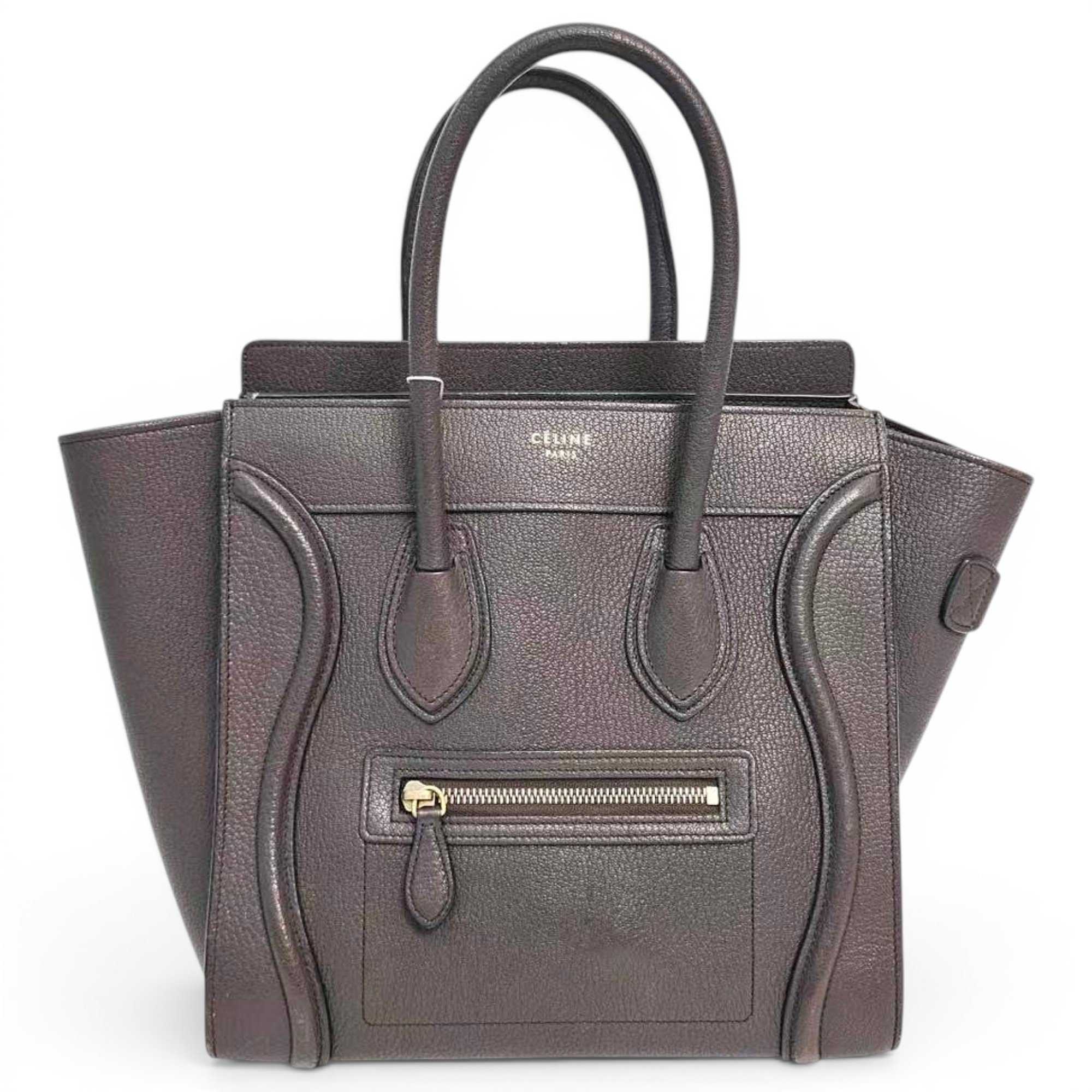 Luggage leather handbag