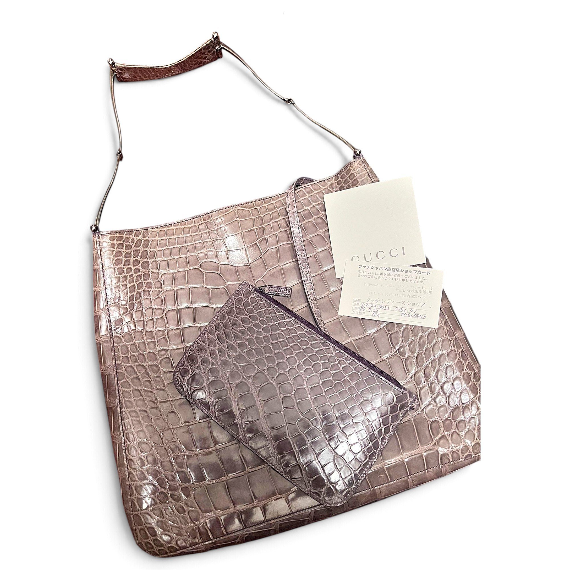 Alligator handbag