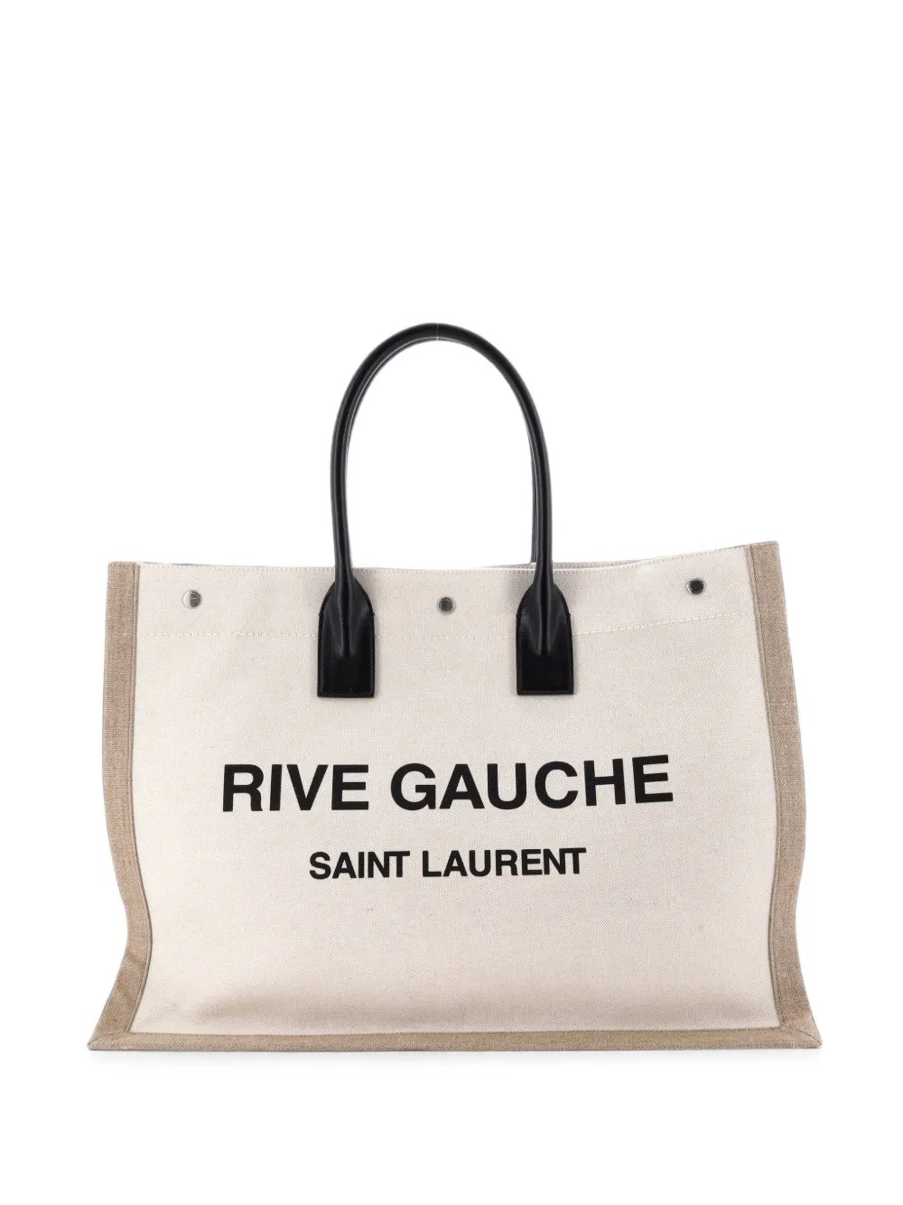 Rive Gauche Shopper Canvas Large tote bag
