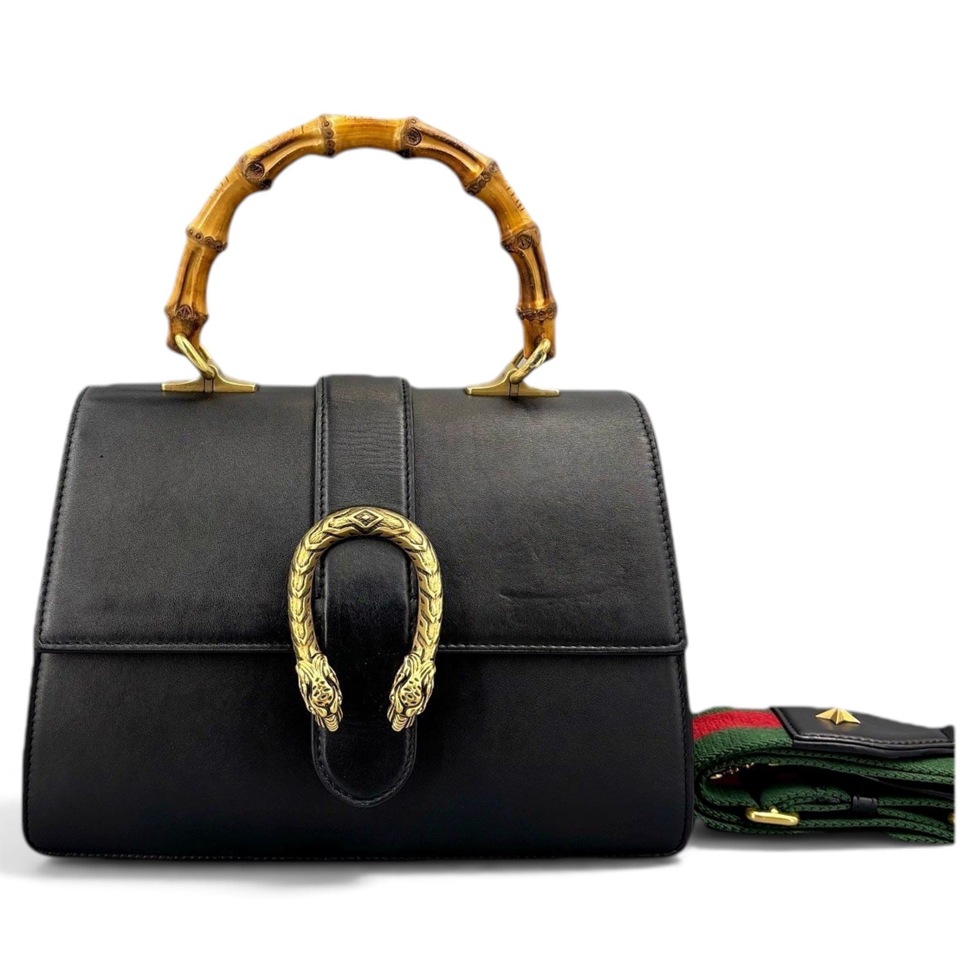 Dionysus Bamboo leather handbag