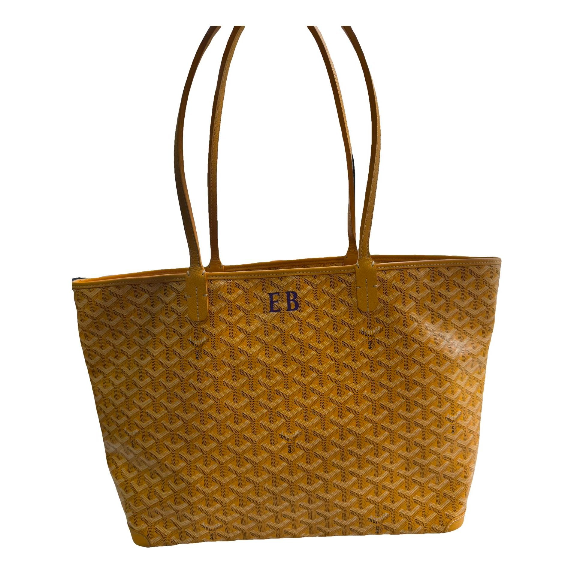 Goyard Artois leather handbag