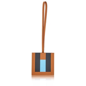 Hermes Gold Epsom H Lettres Au Carre Bag Charm, 2018