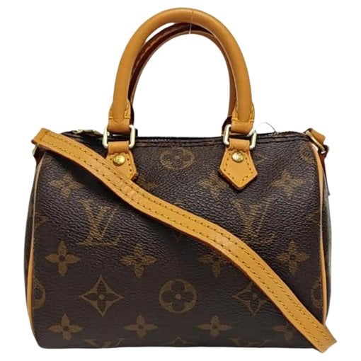 Nano Speedy / Mini HL leather handbag