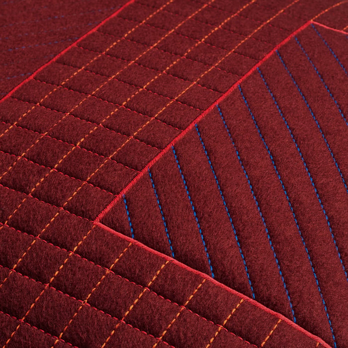 Rouge H Almofada H Quadrillé