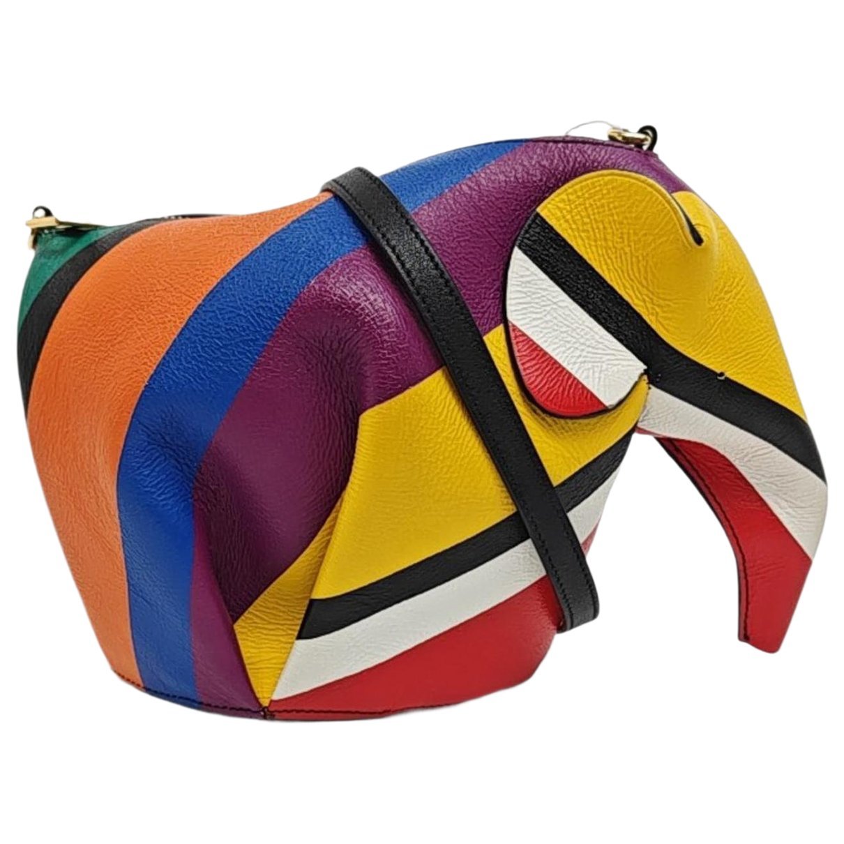 Animals leather crossbody bag