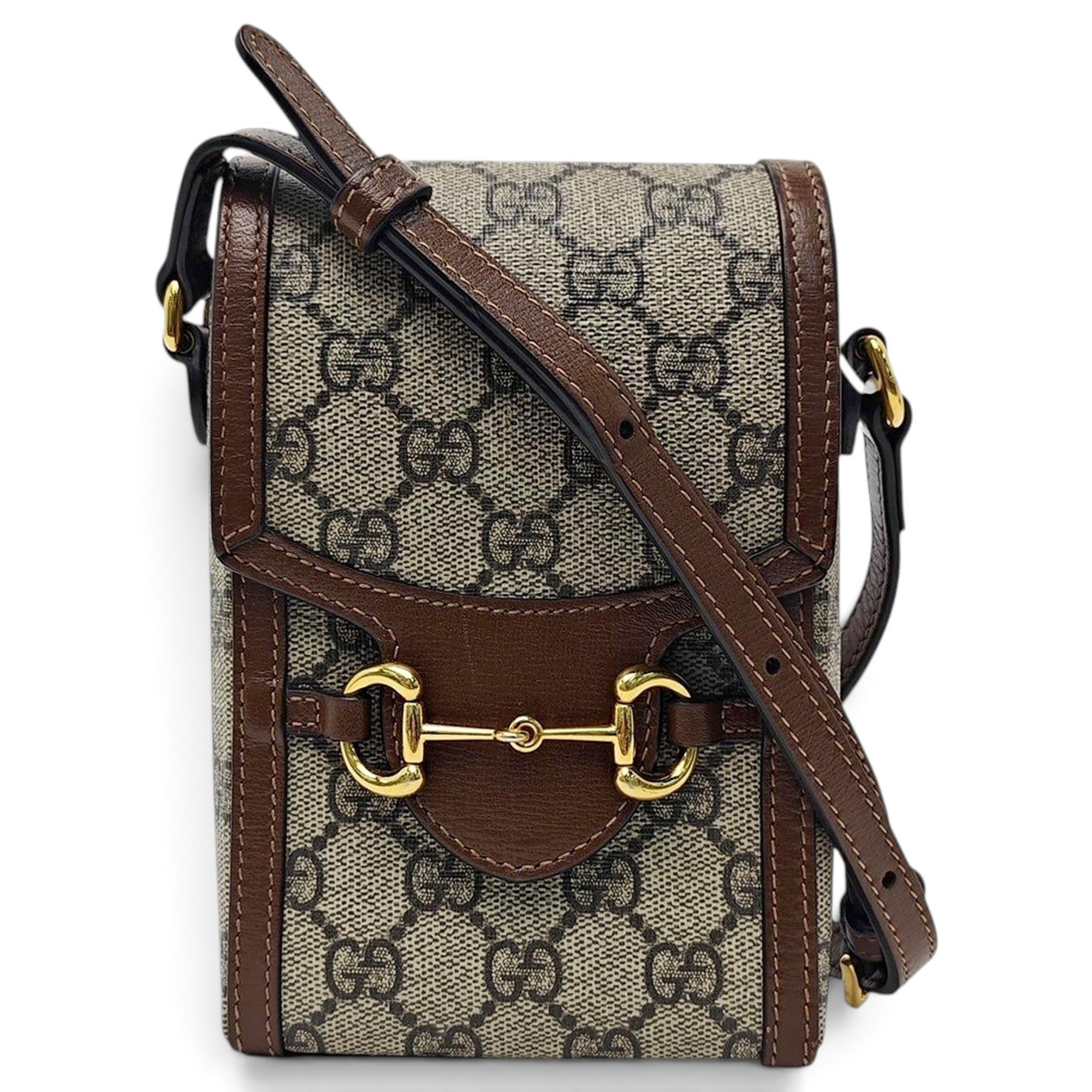 Handle Horsebit 1955 leather handbag