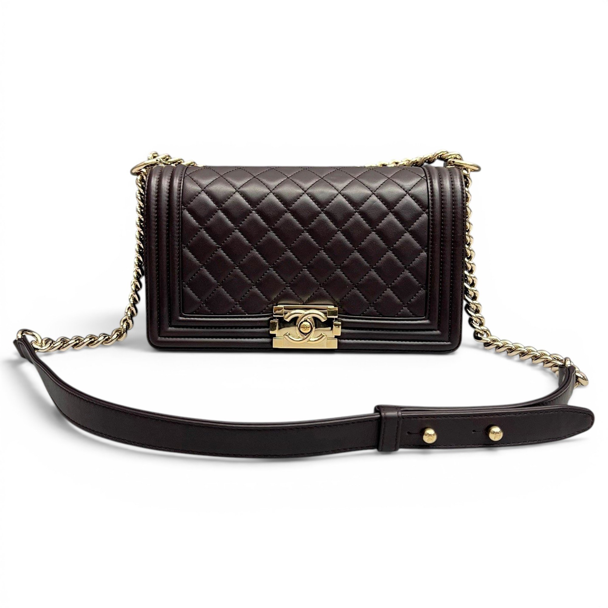 Leather handbag