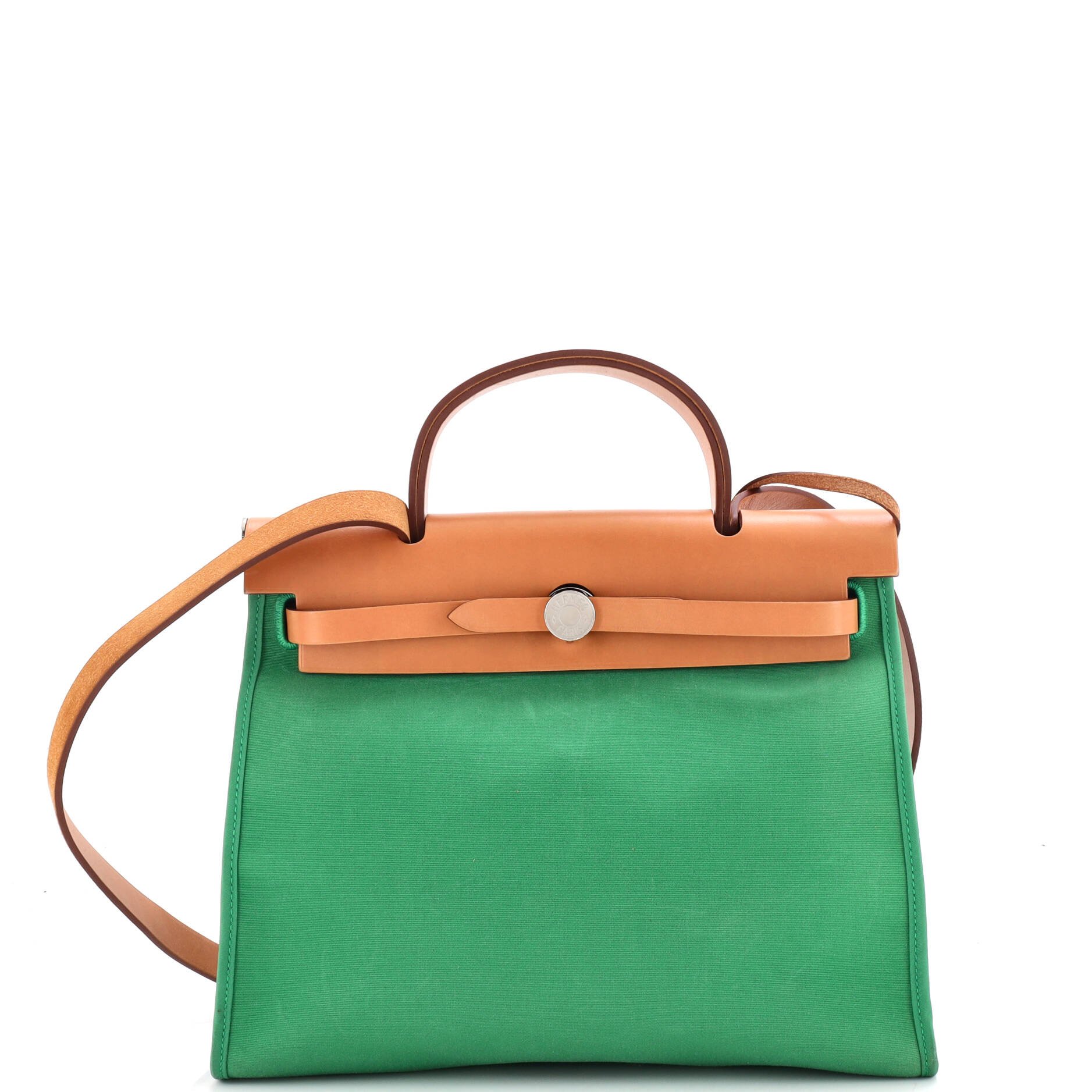 Herbag Zip Leather and Toile 31