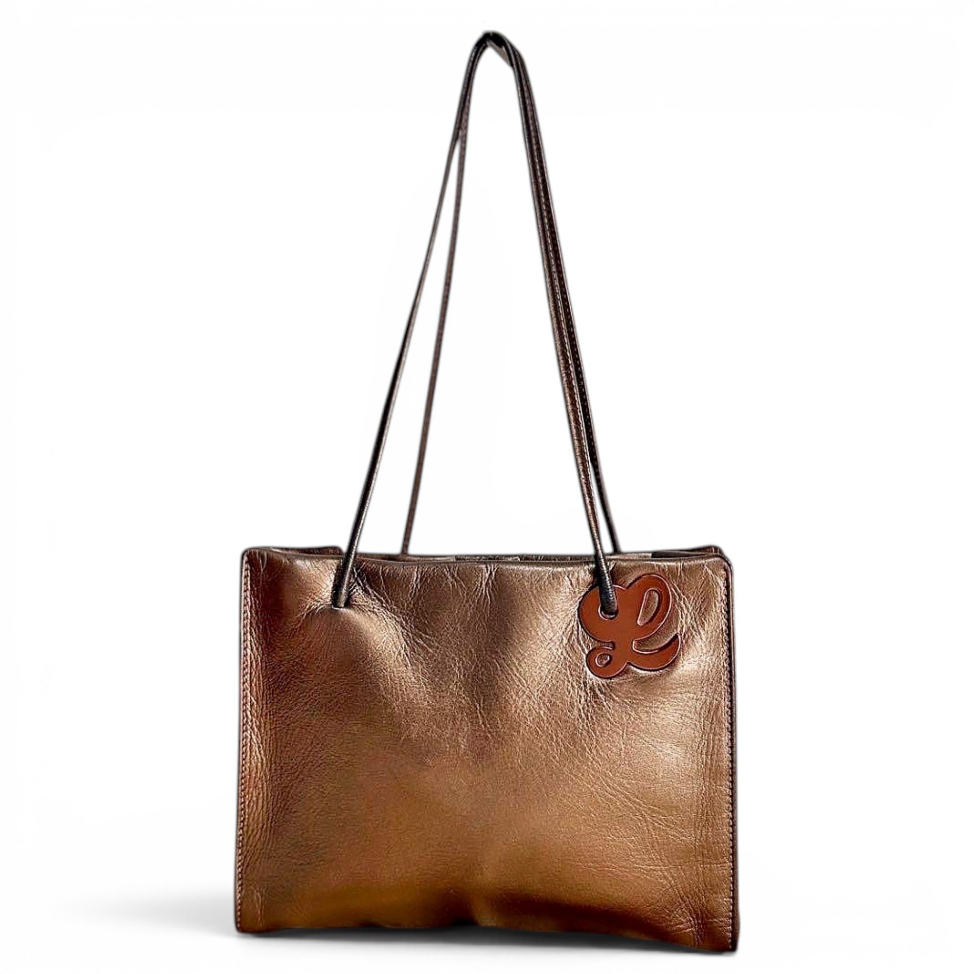 Leather tote