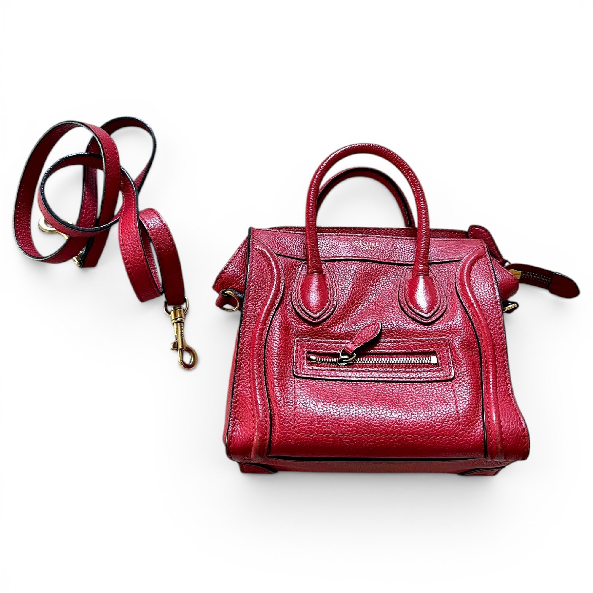 Nano Luggage leather handbag