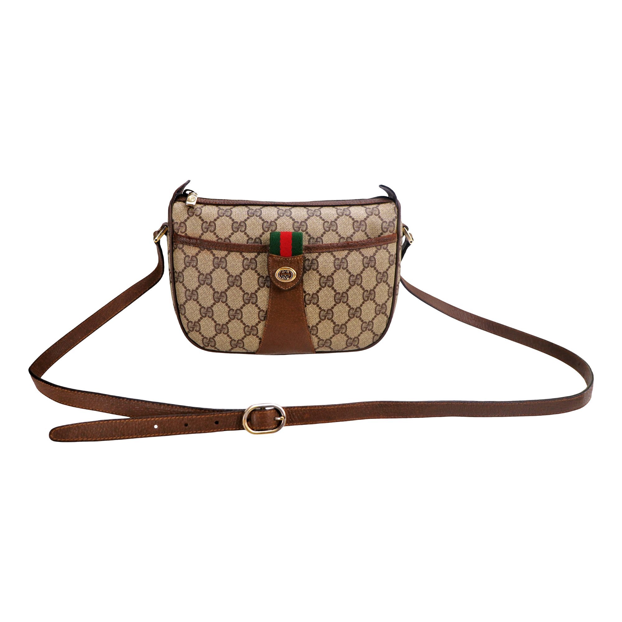 Ophidia leather crossbody bag